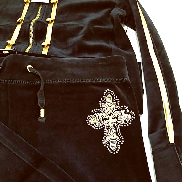 BCBG Velour Suit - Picture 1 of 3